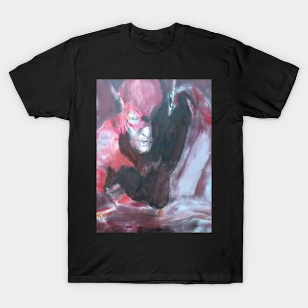 superhero T-Shirt by Mike Nesloney Art